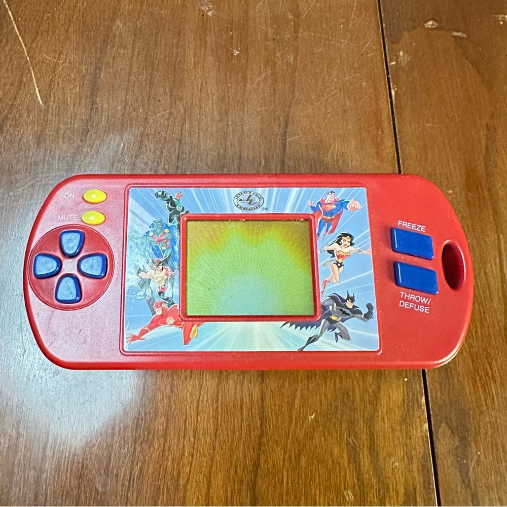 Justice League Save Planet Earth LCD Handheld Video Game – Techno Source